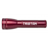 Red ML25LT LED 2-Cell C flashlight with custom engraving TRISTAN