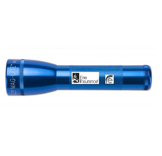 ML25LT LED 2-Cell C Flashlight - Blue - Custom Engraving