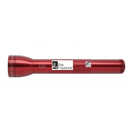 ML300L LED 3-Cell D Flashlight - Red - Custom Engraving