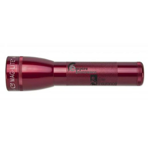 ML25LT LED 2-Cell C Flashlight - Red - Custom Engraving