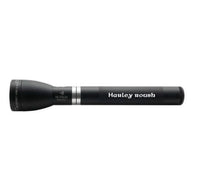 Matte black ML150LRX rechargeable LED flashlight with Harley roush engraving