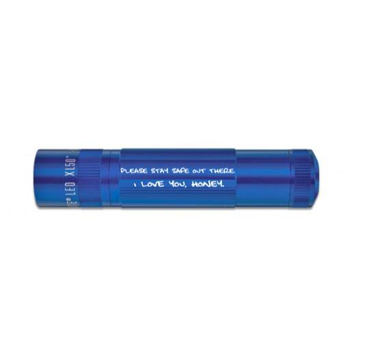 XL50 LED 3-Cell AAA - Blue - Custom Engraving