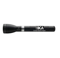 ML150LRX rechargeable LED flashlight matte black with Crime Scene Team engraving