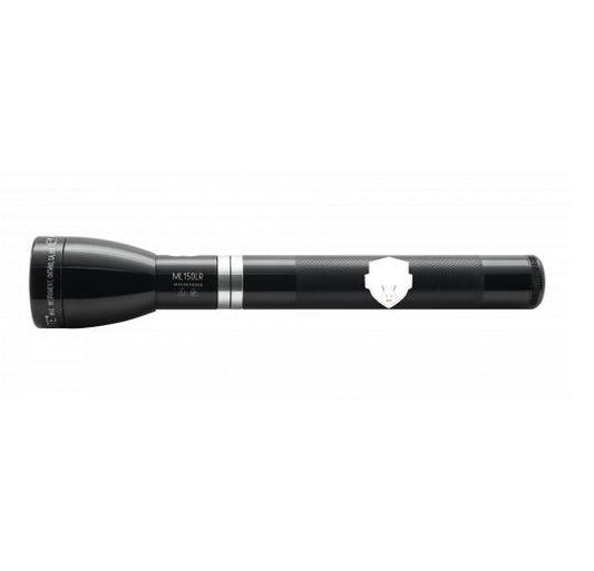 ML150LR Rechargeable LED Fast - Charging Flashlight - Gloss Black - Custom Tactical Engraving