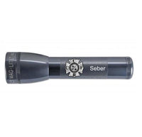 ML25LT LED 2-Cell C flashlight in gray with Seber engraving