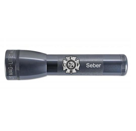 ML25LT LED 2-Cell C Flashlight - Gray - Custom Engraving