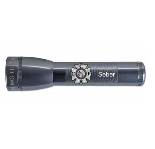 ML25LT LED 2-Cell C Flashlight - Gray - Custom Engraving