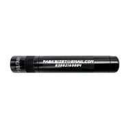 Black Solitaire LED keychain flashlight with custom engraving