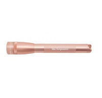 Rose gold Mini Maglite Pro LED flashlight with custom engraving
