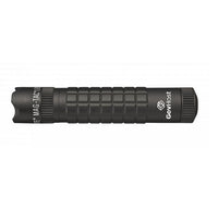 Black MAG-TAC CR123 LED flashlight with crown bezel and textured grip