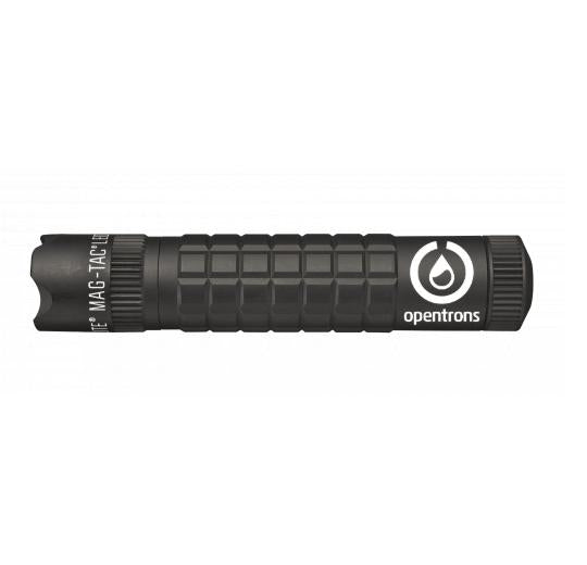MAG-TAC CR123 LED Flashlight Crowned Bezel - Black - Custom Engraving