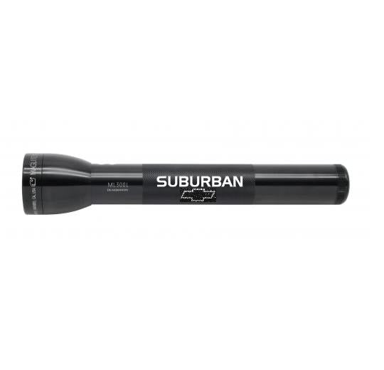 ML300L LED 3-Cell D Flashlight - Black - Custom Engraving