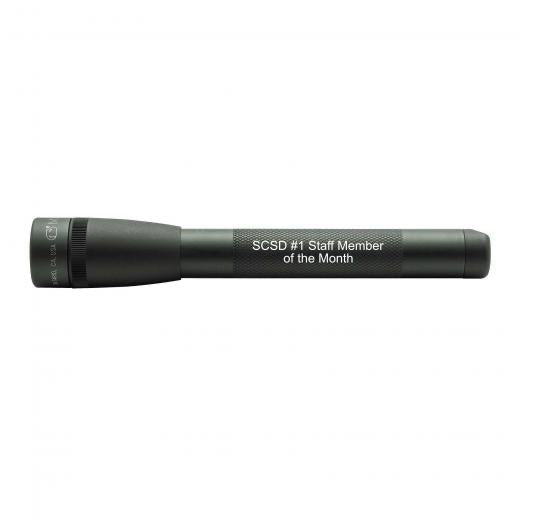 Mini Maglite Pro LED Flashlight - Matte Foliage Green - Custom Engraving