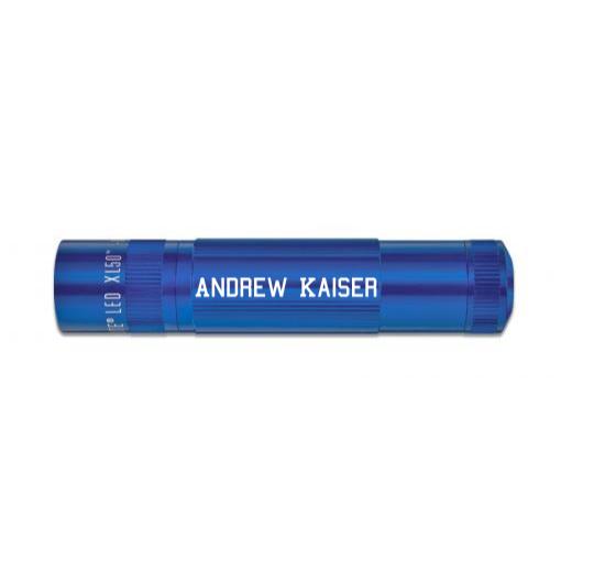 XL50 LED 3-Cell AAA - Blue - Custom Engraving