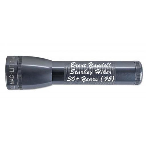 ML25LT LED 2-Cell C Flashlight - Gray - Custom Engraving