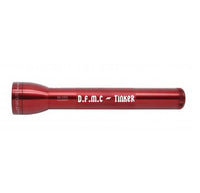 ML300L LED 3-Cell D flashlight in red with custom engraving