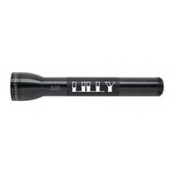 Black ML300L LED 3-Cell D flashlight with custom engraving LILY
