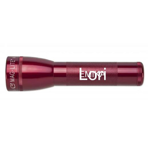 ML25LT LED 2-Cell C Flashlight - Red - Custom Engraving