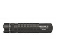 Black Mag-Tac CR123 LED flashlight with crowned bezel and custom engraving Randy S. Brown, MD abdominal imaging 2024-2025