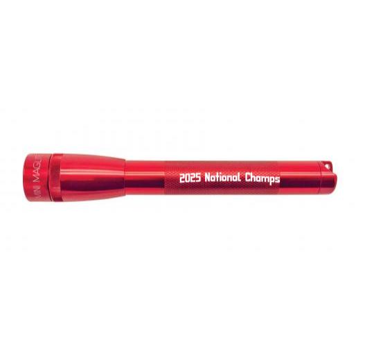 Mini Maglite Pro LED Flashlight - Red - Custom Engraving