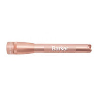 Rose gold Mini Maglite Pro LED flashlight with Barker name engraving