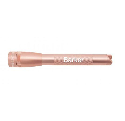 Mini Maglite Pro LED Flashlight - Rose Gold - Custom Engraving