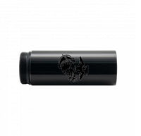 Black Maglite ML300L barrel storage with a custom engraved graphic.