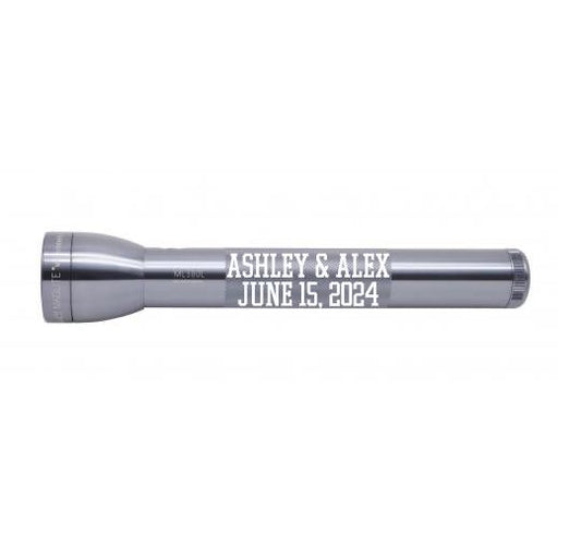 ML300L LED 3-Cell D Flashlight - Gray - Custom Engraving