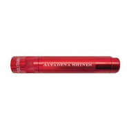 Red Solitaire LED key chain flashlight with ALTADENA SHINES engraving