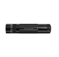 XL50 LED 3-Cell AAA black flashlight with custom engraving along the body