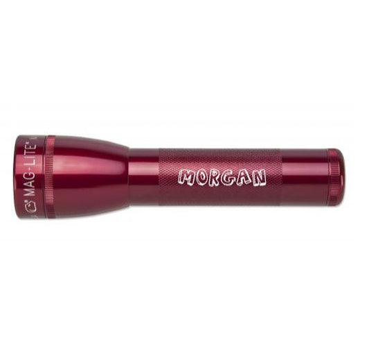 ML25LT LED 2-Cell C Flashlight - Red - Custom Engraving