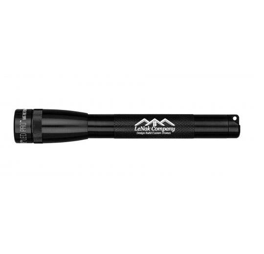 Mini Maglite Pro LED Flashlight - Black - Custom Engraving