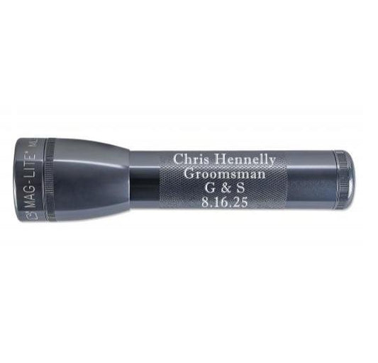 ML25LT LED 2-Cell C Flashlight - Gray - Custom Engraving