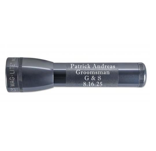 ML25LT LED 2-Cell C Flashlight - Gray - Custom Engraving
