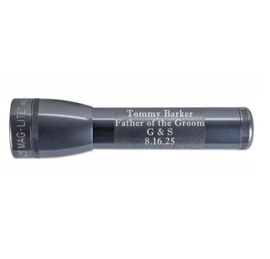 ML25LT LED 2-Cell C Flashlight - Gray - Custom Engraving