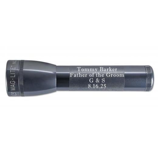 ML25LT LED 2-Cell C Flashlight - Gray - Custom Engraving