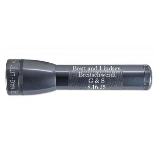 ML25LT LED 2-Cell C Flashlight - Gray - Custom Engraving