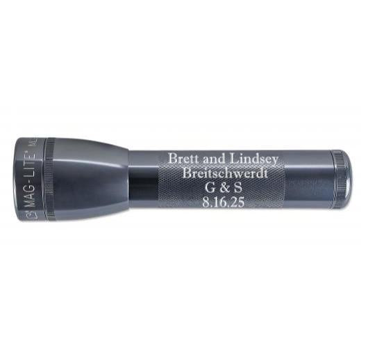 ML25LT LED 2-Cell C Flashlight - Gray - Custom Engraving