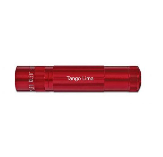 XL50 LED 3-Cell AAA - Red - Custom Engraving