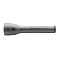 Urban gray ML50LX two-cell C flashlight with knurled grip and custom engraving
