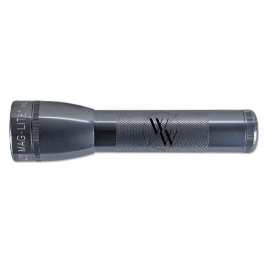ML25LT LED 2-Cell C Flashlight - Gray - Custom Engraving