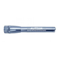Gray Mini Maglite Pro LED flashlight with autism awareness engraving AUTISM Seeing the World Differently.