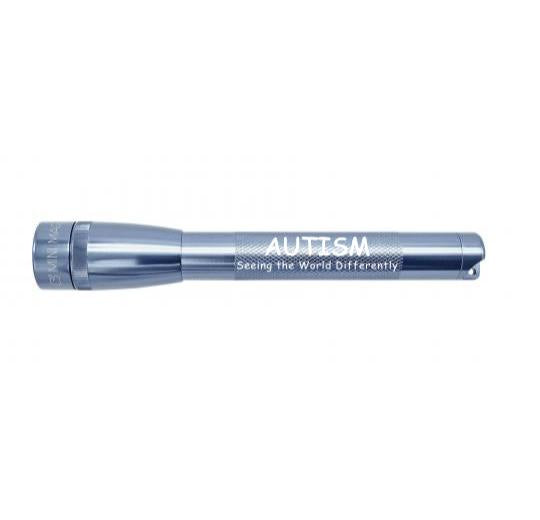 Mini Maglite Pro LED Flashlight - Gray - Custom Engraving