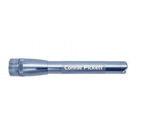 Gray Mini Maglite Pro LED flashlight with Connie Pickett engraving