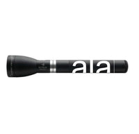 Matte black ML150LRX rechargeable LED fast charging flashlight with custom engraving.