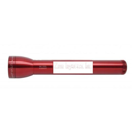 ML300L LED 3-Cell D Flashlight - Red - Custom Engraving