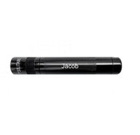 Black Solitaire LED key chain flashlight engraved with Jacob