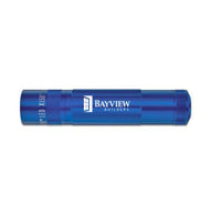 Blue XL50 LED 3-Cell AAA flashlight with Bayview Builders engraving