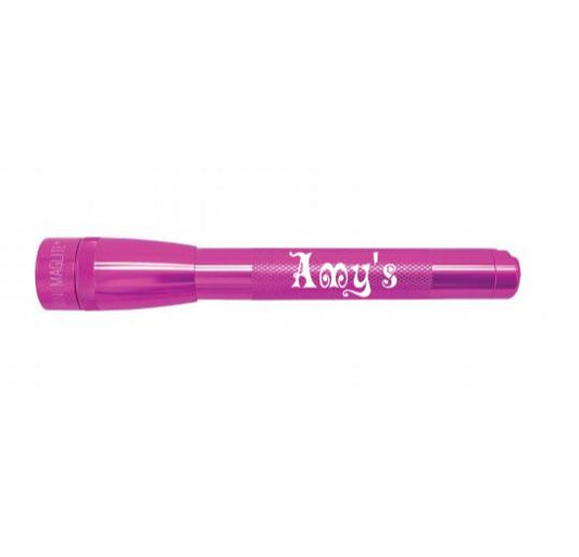 Mini Maglite Pro LED Flashlight - Pink - Custom Engraving