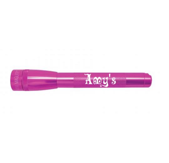 Mini Maglite Pro LED Flashlight - Pink - Custom Engraving